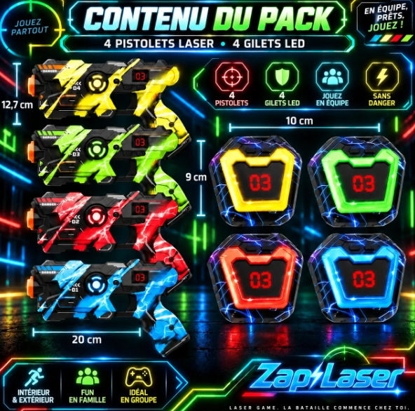 Le pack Laser Game ZapLaser